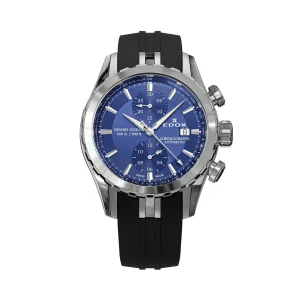 Edox Grand Ocean Chronograph Automatic Watch for Men Luxury
