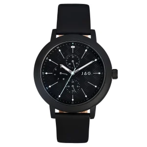 JAG Marlo Black 45mm Unisex Watch Sophisticated Modern Design