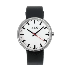 Jag Glebe Silver Stainless Steel 42mm Mens Watch Modern Classic