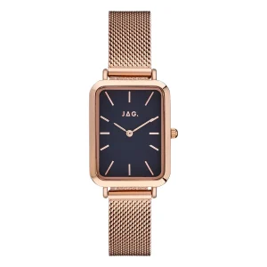 Jag Orana Rose Gold Alloy 34mm Womens Watch Elegant Minimal Design