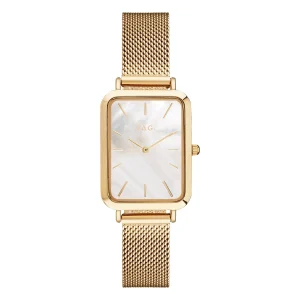 Jag Orana Gold Alloy 34mm Women’s Watch Elegant Everyday Style