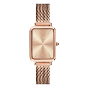 Jag Orana Rose Gold Alloy 34mm Ladies Watch Elegant Minimalist Design
