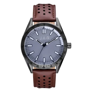 JAG Sandown Brown Stainless Steel 44mm Watch for Men 2024