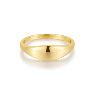 Ania Haie Gold Dome Ring Modern Trendy Design Affordable Luxury