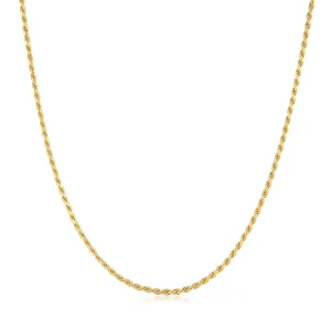 Ania Haie Gold Rope Twist Necklace Luxury Modern Trendy Design