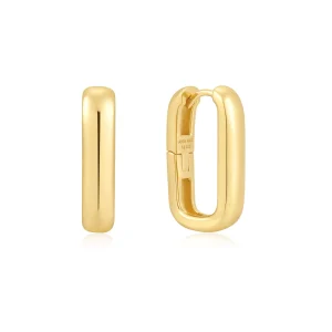 Ania Haie Gold Paper Clip Earrings Trendy Affordable Statement Jewelry
