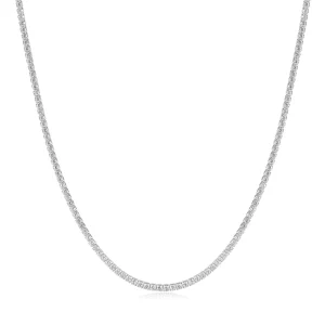 Ania Haie Silver Pave Necklace Modern Statement Affordable Luxury