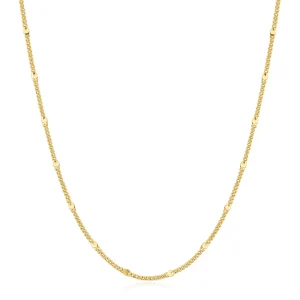 Ania Haie Gold Spheres Chain Necklace Layering Elegant Jewelry