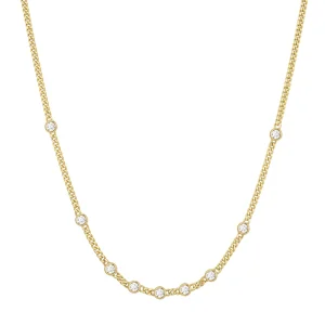 Gold Multi Station Necklace for Effortless Layering and Elegance