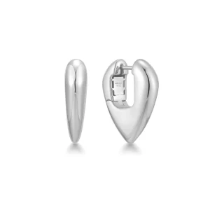 Ania Haie Silver Hoop Earrings Empowering Bold Modern Style Jewelry