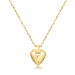 Ania Haie Gold Shield Pendant Necklace for Confident Women Style