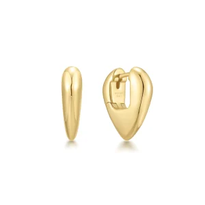 Ania Haie Gold Huggie Hoop Earrings for Confident Women Style