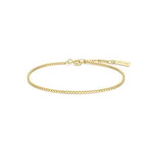 Ania Haie Gold Box Chain Bracelet Elegant Trendy Affordable Jewelry