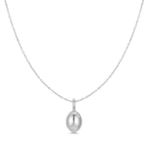 Ania Haie Silver Floral Pendant Necklace Trendy Affordable Jewelry