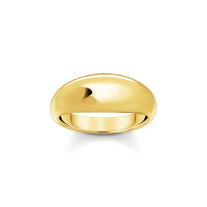 THOMAS SABO Ring in timeless design gold