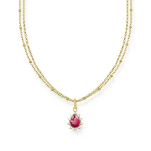 THOMAS SABO Vintage Romance double-row necklace with pendant