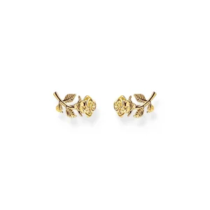 THOMAS SABO Romance Ear studs Gold Rose