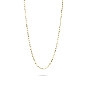 THOMAS SABO Charm Necklace Paperclip Gold