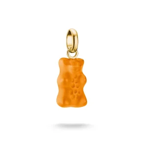 THOMAS SABO Connect Charm Goldbear in orange