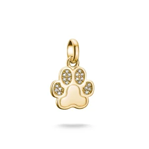 THOMAS SABO Connect Charm paw Gold