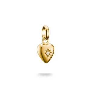 THOMAS SABO Connect Charm gold heart with star
