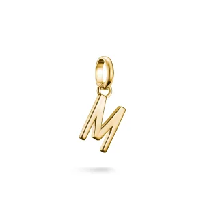 THOMAS SABO Connect Charm letter M Gold
