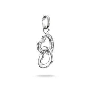 THOMAS SABO Connect Charm intertwined hearts Silver