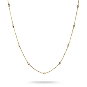 THOMAS SABO Necklace with White Zirconia Stones