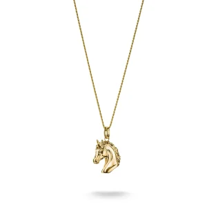THOMAS SABO Horse Head Necklace with Zirconia