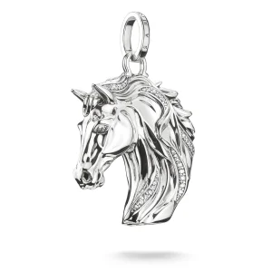 THOMAS SABO Silver Horse Pendant with Zirconia