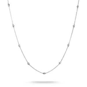 THOMAS SABO Necklace with White Zirconia Stones