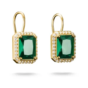 THOMAS SABO Earrings with Green Octagonal Stones