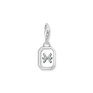 THOMAS SABO Charm Pendant Pisces Zodiac Sign Silver