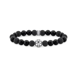 THOMAS SABO Beads Bracelet Made from Obsidian