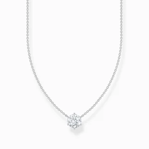 THOMAS SABO Necklace with white zirconia pendant