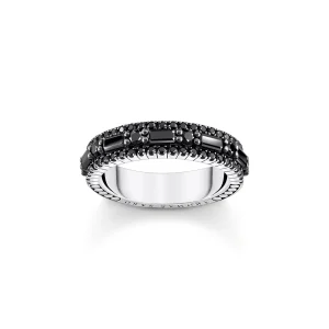 THOMAS SABO Ring with black zirconia