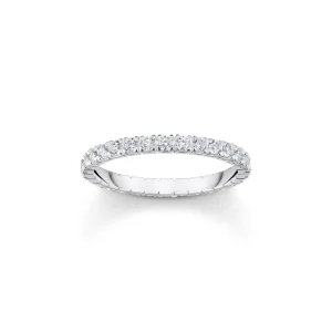 THOMAS SABO Delicate Ring with white zirconia