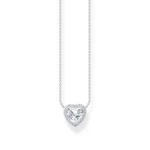 THOMAS SABO Necklace with heart-shaped halo pendant