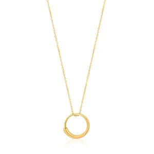 Ania Haie Luxe Circle Necklace - Gold