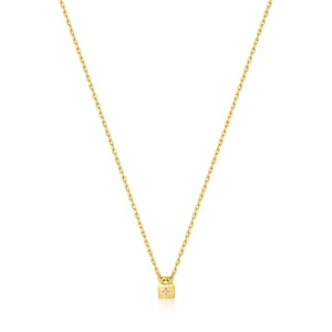 Ania Haie Gold Padlock Necklace