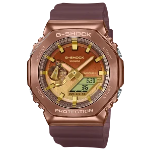 G-Shock G-Steel Brown Stainless Steel Watch GM-2100CL-5A