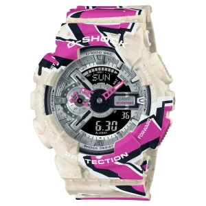 G-Shock Analog Digital Multicolour Resin Band Watch GA110SS-1A