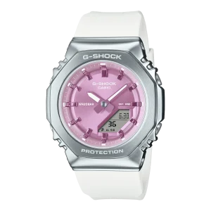 G-Shock Digital Analog White Resin Band Watch GMS2110-7A6