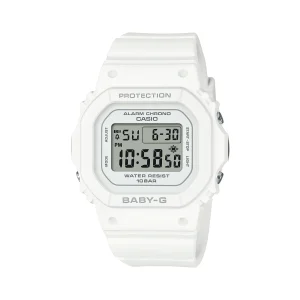 Baby-G Grey Dial White Resin Band Watch BGD565U-7D