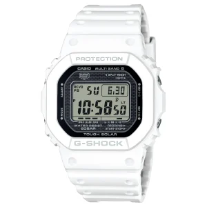 G-Shock Digital Solar Powered White Resin Band Watch GW5000HS-7D