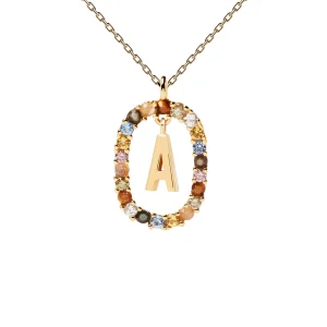 PDPAOLA Letter A Necklace