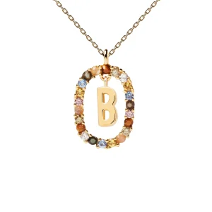 PDPAOLA Letter B Necklace