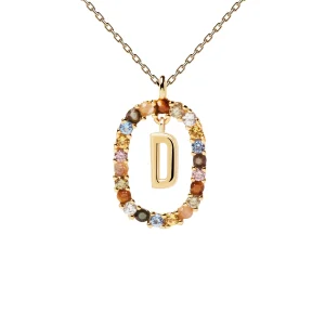 PDPAOLA Letter D Necklace