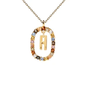 PDPAOLA Letter H Necklace