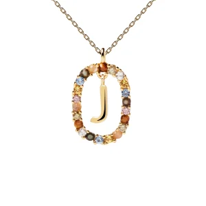 PDPAOLA Letter J Necklace